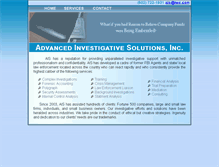 Tablet Screenshot of aisinvestigate.com